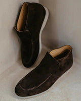 MONACO - CHOCOLATE HIGH LOAFERS
