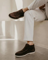 MONACO - CHOCOLATE HIGH LOAFERS