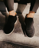 MONACO - ZWART HIGH LOAFERS