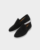 MONACO - ZWART YACHT LOAFERS