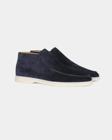 MONACO - NAVY HIGH LOAFERS