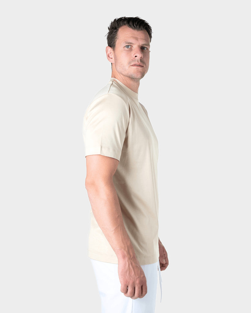 IBIZA - BEIGE SHINY SIGNATURE T-SHIRT