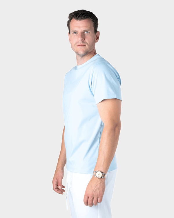 IBIZA - LICHTBLAUW SHINY SIGNATURE T-SHIRT