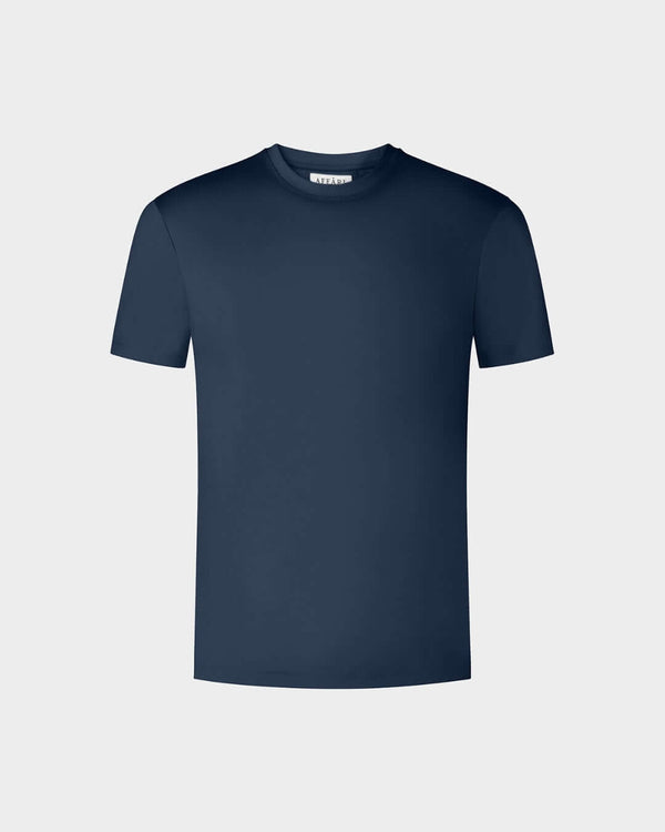 IBIZA - NAVY SHINY SIGNATURE T-SHIRT