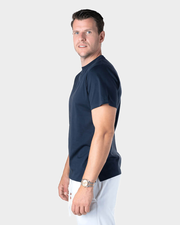 IBIZA - NAVY SHINY SIGNATURE T-SHIRT
