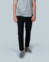 MARBELLA - ZWART SMART CASUAL BROEK