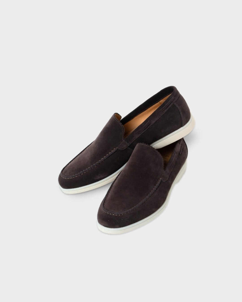 MONACO - CHOCOLATE YACHT SUÈDE LOAFERS