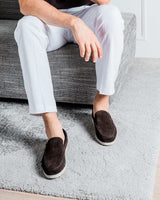 MONACO - CHOCOLATE YACHT SUÈDE LOAFERS