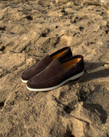 MONACO - CHOCOLATE YACHT SUÈDE LOAFERS