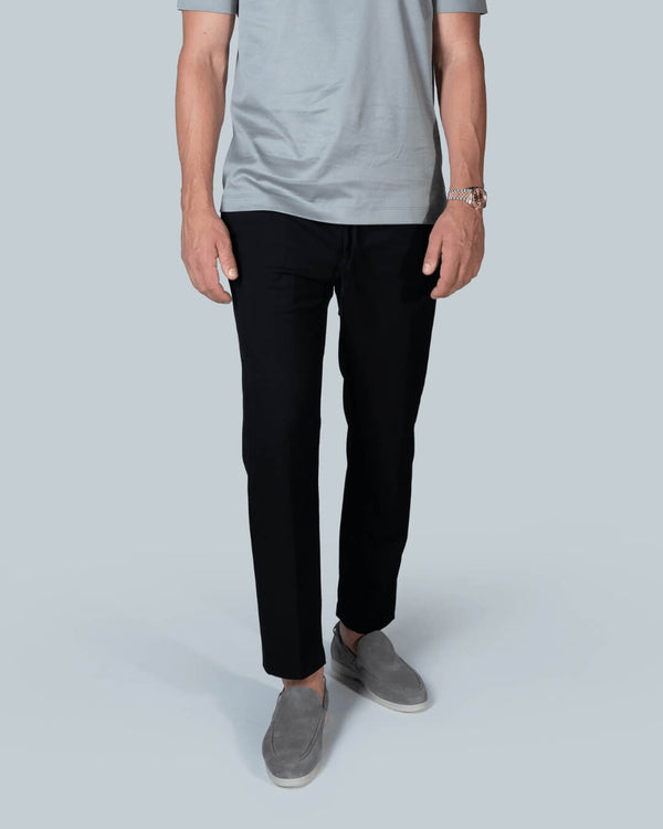 MARBELLA - ZWART SMART BROEK