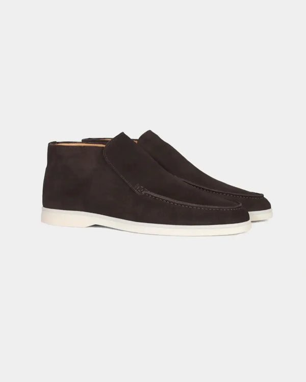 MONACO - CHOCOLATE HIGH LOAFERS