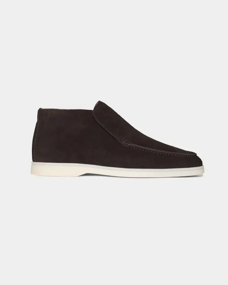 MONACO - CHOCOLATE HIGH LOAFERS