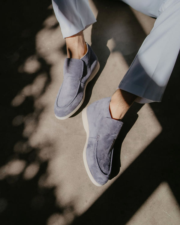 MONACO - GRAFIET HIGH LOAFERS